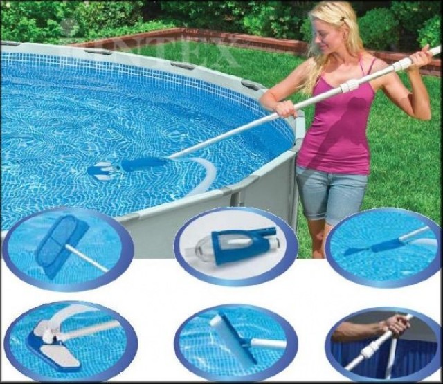 Комплект для очистки бассейна Intex 28003 (58959) Deluxe Pool Maintenance Kit